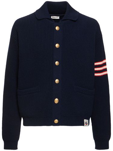 Bomberjacke Aus Wollstrick - BALLY - Modalova