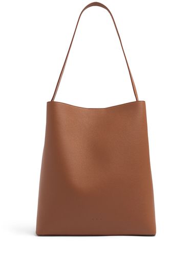 Sac Grained Leather Tote Bag - AESTHER EKME - Modalova