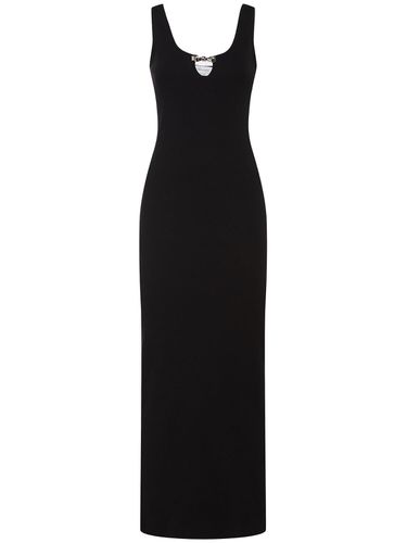 Langes, Geripptes Strickkleid - BLUMARINE - Modalova