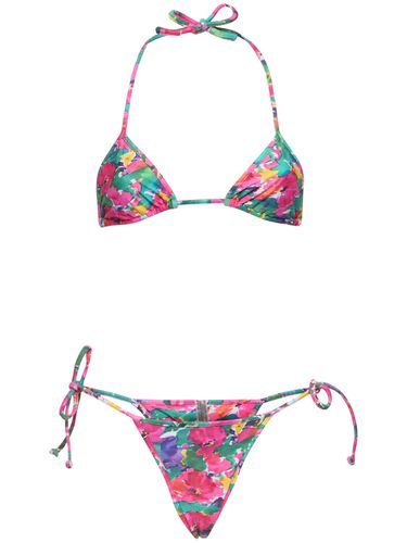 Bikini Triangular Estampado - REINA OLGA - Modalova