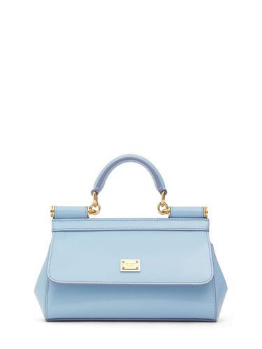 Borsa Piccola Sicily Elongated In Pelle - DOLCE & GABBANA - Modalova