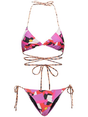 Bikini Triangular Estampado - REINA OLGA - Modalova