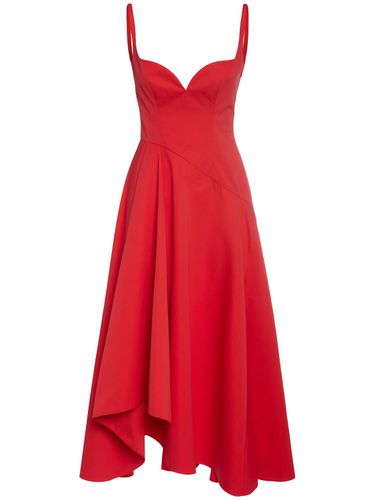 Vestido Midi De Popelina - ALEXANDER MCQUEEN - Modalova