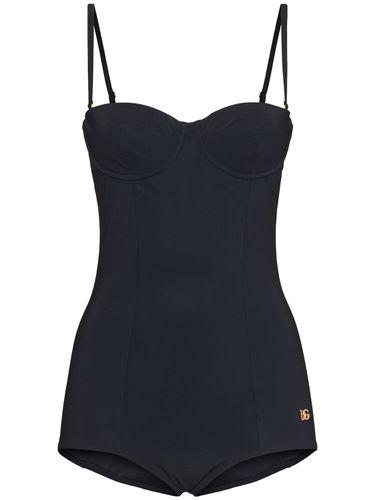 Badeanzug Aus Jersey - DOLCE & GABBANA - Modalova