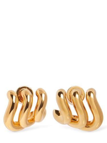 Loop Trio Brass Earrings - BALENCIAGA - Modalova