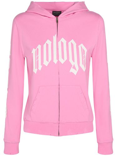 Hoodie Aus Baumwollmischung „nologo“ - BALENCIAGA - Modalova