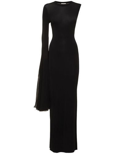 Asymmetrical Gown W/oversize Sleeve - NENSI DOJAKA - Modalova