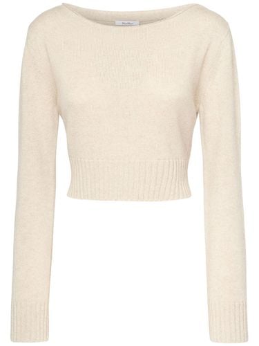 Angri Rib Knit Wool Crop Sweater - MAX MARA - Modalova