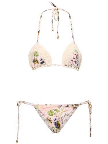 Halliday Crochet Triangle Bikini Set - ZIMMERMANN - Modalova