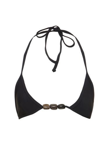 Top Bikini A Triangolo Con Cristalli - CHRISTOPHER ESBER - Modalova