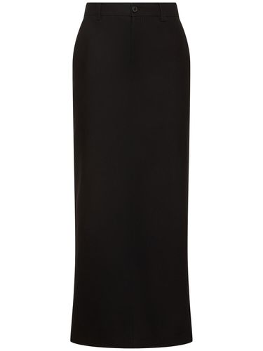 Cotton Drill Maxi Column Skirt - WARDROBE.NYC - Modalova