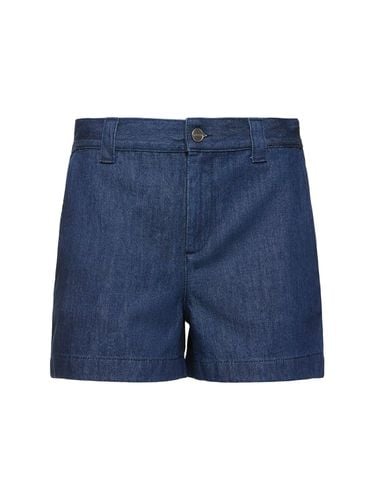 Shorts Aus Baumwolldenim - GUCCI - Modalova