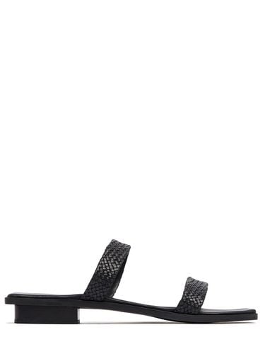 Mm Alana Leather Slide Sandals - BEMBIEN - Modalova