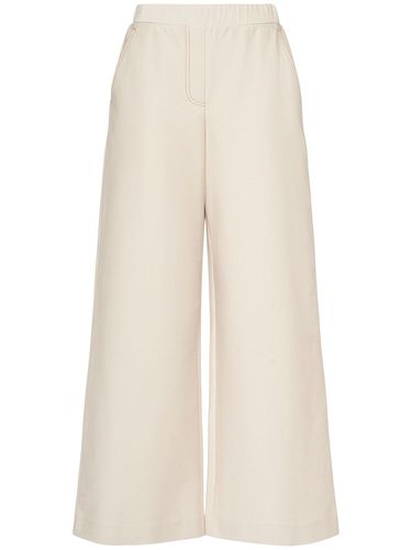 Pantalones Anchos De Jersey Efecto Denim - MAX MARA - Modalova