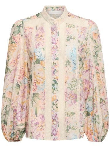 Bluse Mit Blumenspitze „halliday“ - ZIMMERMANN - Modalova