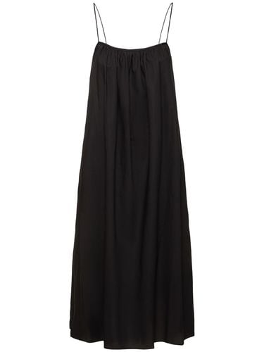 Cotton Poplin Long Dress - MATTEAU - Modalova