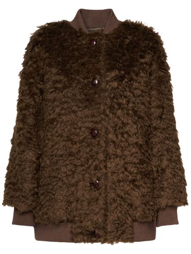 Agiate Furry Short Coat - WEEKEND MAX MARA - Modalova