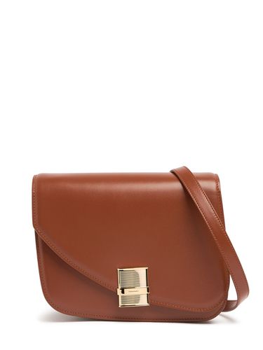 Bolso Mediano Fiamma De Piel - FERRAGAMO - Modalova