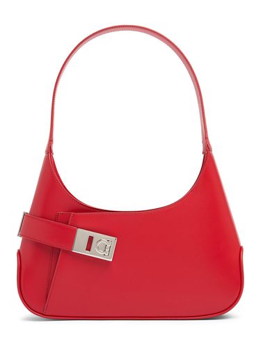 Small Archive Leather Shoulder Bag - FERRAGAMO - Modalova