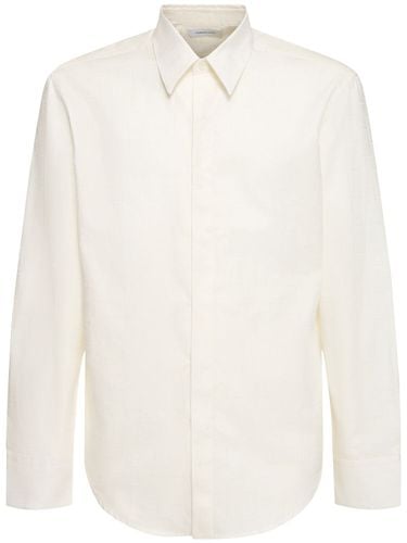 Monogram Cotton Shirt - FERRAGAMO - Modalova