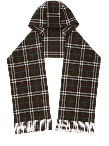 Bufanda De Cashmere Con Capucha - BURBERRY - Modalova