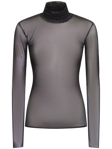 Misty Tulle Turtleneck Top - MVP WARDROBE - Modalova