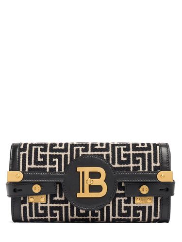 Clutch Bbuzz 23 De Jacquard Con Monograma - BALMAIN - Modalova