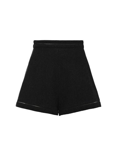 Kamelhaarshorts Mit Drapierung „adagio“ - MAX MARA - Modalova