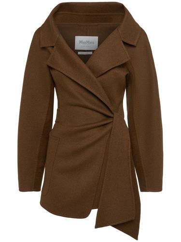 Holly Camel Wrap Jacket - MAX MARA - Modalova