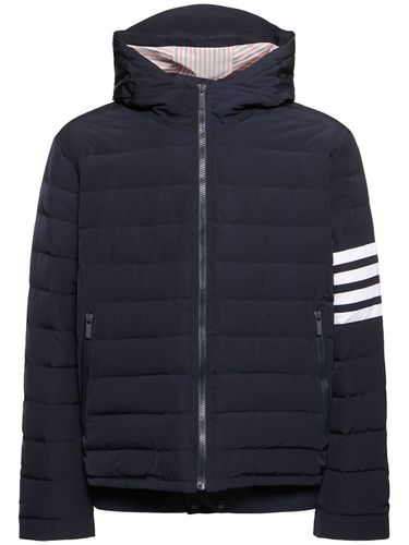 Bar Quilted Nylon Down Jacket - THOM BROWNE - Modalova