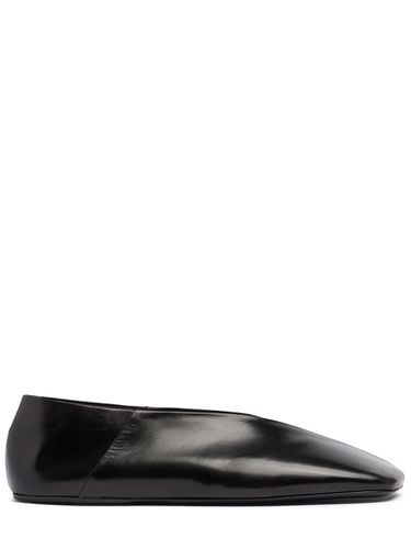 Mm Folded Leather Ballerinas - JIL SANDER - Modalova