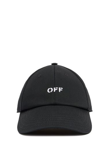 Off Stamp Cotton Drill Baseball Cap - OFF-WHITE - Modalova