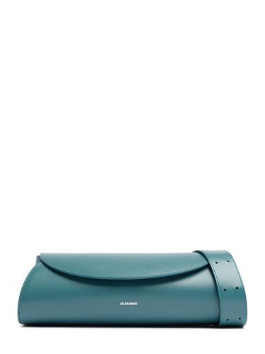 Small Cannolo Leather Shoulder Bag - JIL SANDER - Modalova