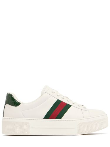 Mm Hohe Ledersneakers „ Ace“ - GUCCI - Modalova