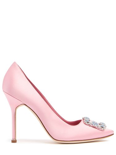 Mm Hangisi Satin Pumps - MANOLO BLAHNIK - Modalova