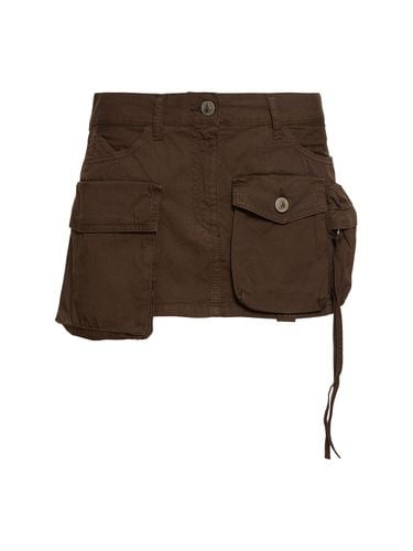 Canvas Cargo Mini Skirt - THE ATTICO - Modalova