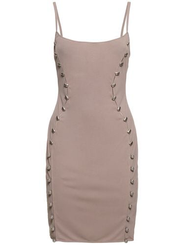 Embellished Tech Mini Dress - MITHRIDATE - Modalova