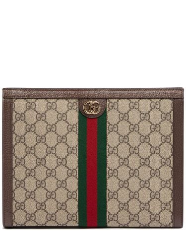 Bolso Ophidia Gg Supreme Con Cremallera - GUCCI - Modalova