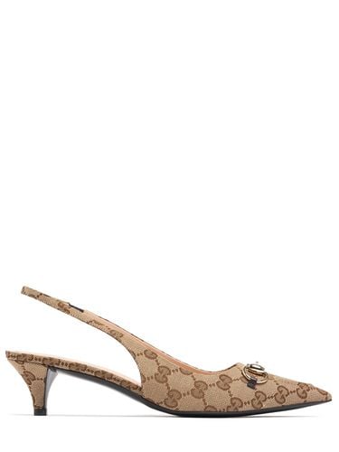 Slingback-pumps Aus Gg-canvas „erin“ - GUCCI - Modalova