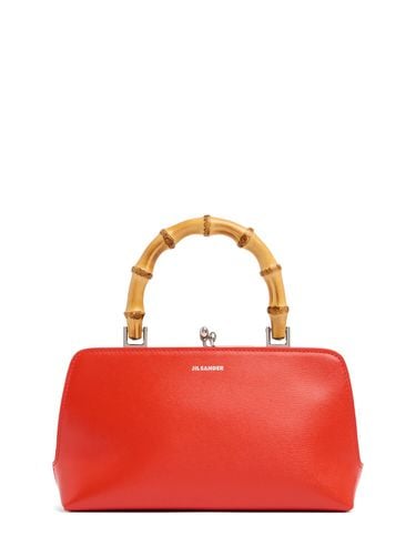 Borsa Mini Goji Bamboo In Pelle Palmellata - JIL SANDER - Modalova