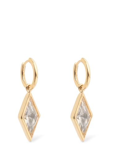 Kite Quartz Drop Earrings - OTIUMBERG - Modalova