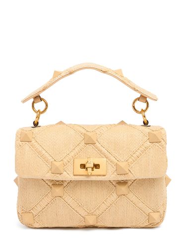 Bolso Roman Stud Bordado - VALENTINO GARAVANI - Modalova