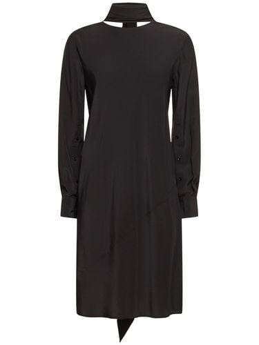 Bufanda Reversible Vestido Midi De Seda - HELMUT LANG - Modalova