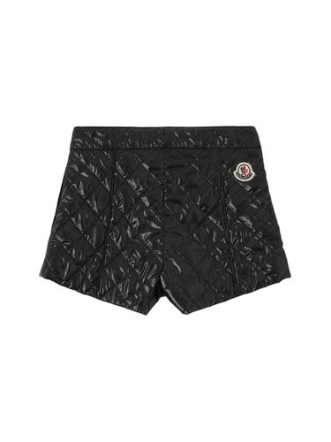 Shorts De Techno Acolchado - MONCLER - Modalova