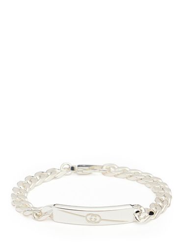 Bracciale Tag In Sterling - GUCCI - Modalova