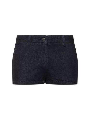 Kate Cotton Denim Mini Shorts - THE FRANKIE SHOP - Modalova