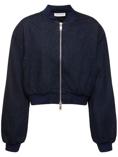 Chaqueta Bomber De Denim - THE FRANKIE SHOP - Modalova