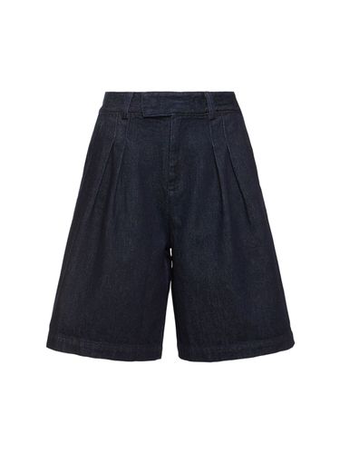 Xavier Cotton Denim Bermuda Shorts - THE FRANKIE SHOP - Modalova