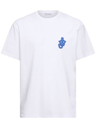 Anchor Logo Cotton T-shirt - JW ANDERSON - Modalova