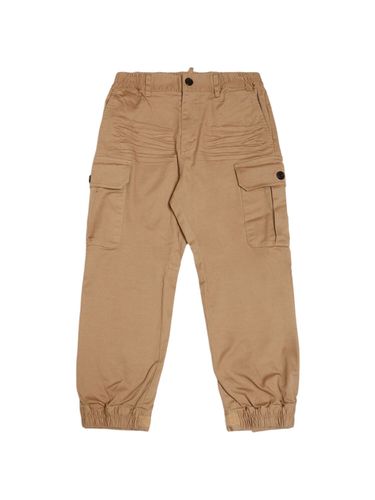 Cargohose Aus Baumwollmischgabardine - DSQUARED2 - Modalova